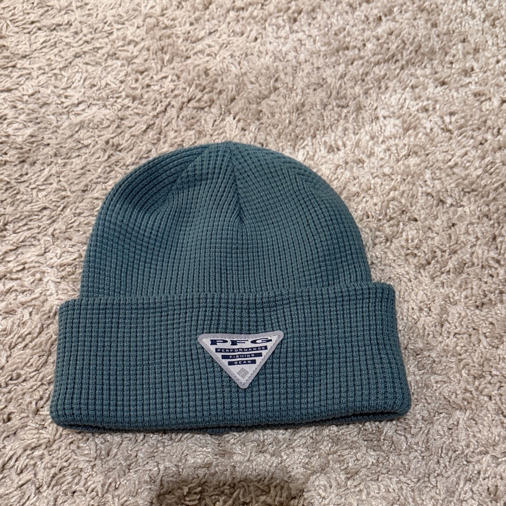Columbia PFG Teal Knit Beanie